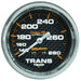 AUTOMETER 2-5/8", Full Sweep Mechanical, 140-280°F Carbon Fiber Series Transmission Temperature Gauge AU4851 Autofit