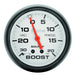 AUTOMETER 2-5/8", Full Sweep Mechanical, 30 in Hg./20 psi Phantom Series Boost/Vacuum Gauge AU5801 Autofit