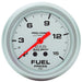 AUTOMETER 2-5/8", Full Sweep Mechanical, with Isolator, 0-15 psi Ultra-Lite Series Fuel Pressure Gauge AU4413 Autofit