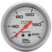 AUTOMETER 2-5/8", Liquid Filled Mechanical, 0-200 psi Ultra-Lite Series Oil Pressure Gauge AU4622 Autofit