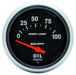AUTOMETER 2-5/8", Short Sweep Electric, 0-100 psi Sport-Comp Series Oil Pressure Gauge AU3522 Autofit