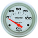 AUTOMETER 2-5/8", Short Sweep Electric, 0-100 psi Ultra-Lite Series Oil Pressure Gauge AU4427 Autofit