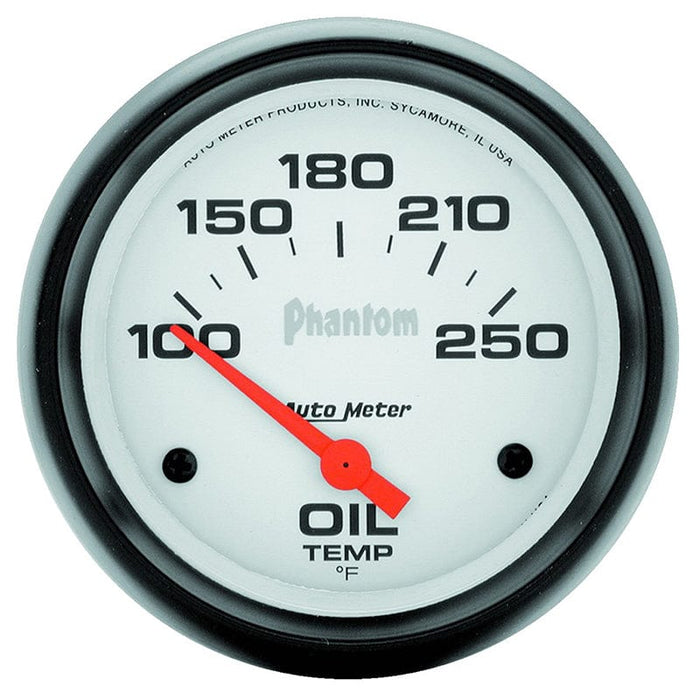AUTOMETER 2-5/8", Short Sweep Electric, 100-250°F Phantom Series Oil Temperature Gauge AU5847 Autofit