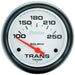 AUTOMETER 2-5/8", Short Sweep Electric, 100-250°F Phantom Series Transmission Temperature Gauge AU5857 Autofit