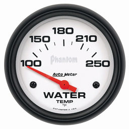 AUTOMETER 2-5/8", Short Sweep Electric, 100-250°F Phantom Series Water Temperature Gauge AU5837 Autofit