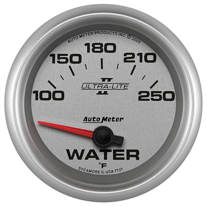 AUTOMETER 2-5/8", Short Sweep Electric, 100-250°F Ultra-Lite II Series Water Temperature Gauge AU7737 Autofit