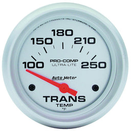 AUTOMETER 2-5/8", Short Sweep Electric, 100-250°F Ultra-Lite Series Transmission Temperature Gauge AU4457 Autofit