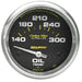 AUTOMETER 2-5/8", Short Sweep Electric, 140-300°F Carbon Fiber Series Oil Temperature Gauge AU4848 Autofit