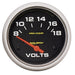 AUTOMETER 2-5/8", Short Sweep Electric, 8-18 volts Pro-Comp Series Voltmeter Gauge AU5492 Autofit