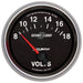 AUTOMETER 2-5/8", Short Sweep Electric, 8-18 volts Sport-Comp II Voltmeter Gauge AU7691 Autofit