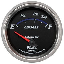 AUTOMETER 2-5/8", Short Sweep Electric, Ford, 73 ohms Empty/10 ohms Full Cobalt Series Fuel Level Gauge AU7915 Autofit