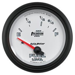 AUTOMETER 2-5/8", Short Sweep Electric, Ford, 73 ohms Empty/10 ohms Full Phantom II Series Fuel Level Gauge AU7815 Autofit