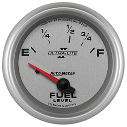 AUTOMETER 2-5/8", Short Sweep Electric, Ford, 73 ohms Empty/10 ohms Full Ultra-Lite II Series Fuel Level Gauge AU7715 Autofit