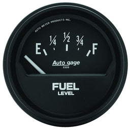 AUTOMETER 2-5/8", Short Sweep Electric, Ford, 73 ohms Empty/8-12 ohms Full Auto gage Series Fuel Level Gauge AU2315 Autofit