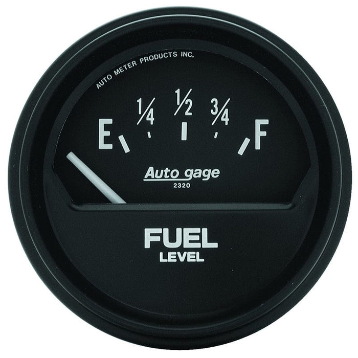 AUTOMETER 2-5/8", Short Sweep Electric, Ford, 73 ohms Empty/8-12 ohms Full Auto gage Series Fuel Level Gauge AU2315 Autofit