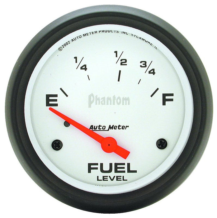 AUTOMETER 2-5/8", Short Sweep Electric, Ford, 73 ohms Empty/8-12 ohms Full Phantom Series Fuel Level Gauge AU5815 Autofit
