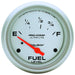 AUTOMETER 2-5/8", Short Sweep Electric, Ford, 73 ohms Empty/8-12 ohms Full Ultra-Lite Series Fuel Level Gauge AU4415 Autofit