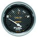 AUTOMETER 2-5/8", Short Sweep Electric, GM, 0 ohms Empty/90 ohms Full Carbon Fiber Series Fuel Level Gauge AU4814 Autofit