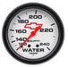 AUTOMETER 2-5/8", White Dial, Full Sweep Mechanical, 120-240°F Chev Bow-Tie Water Temperature Gauge AU5832-00406 Autofit