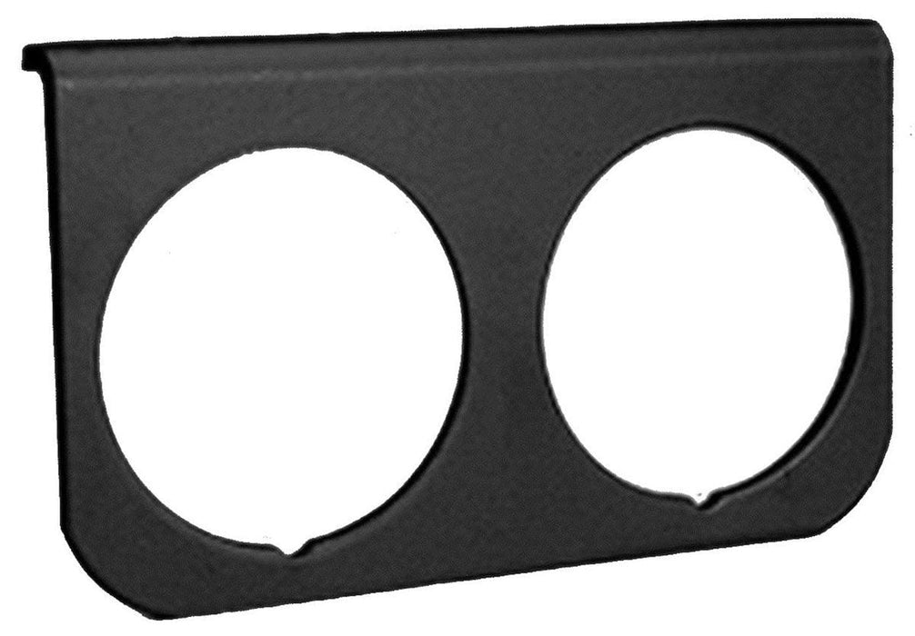 AUTOMETER 2-hole Black Aluminium Panel 2-1/16" Gauge Panel AU2237 Autofit