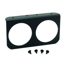 AUTOMETER 2-hole Black Aluminium Panel 2-5/8" Gauge Panel AU3232 Autofit