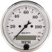AUTOMETER 3-1/8", In-Dash, Electric, Programmable, 0-120 mph Old Tyme White Speedometer AU1688 Autofit