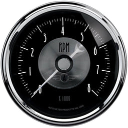 AUTOMETER 3-3/8", 0-8,000 rpm, Electrical, In-Dash Prestige Series- Black Diamond Tachometer AU2096 Autofit
