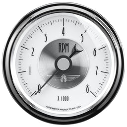 AUTOMETER 3-3/8", 0-8,000 rpm, Electrical, In-Dash Prestige Series- Pearl Tachometer AU2098 Autofit