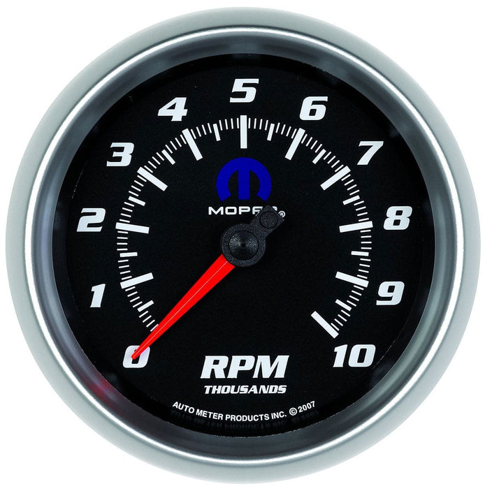 AUTOMETER 3-3/8", Black Dial/Silve Bezel, 0-10,000 rpm, Electrical, In-Dash Mopar Tachometer AU880024 Autofit