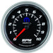 AUTOMETER 3-3/8", Black Dial/Silve Bezel, 0-10,000 rpm, Electrical, In-Dash Mopar Tachometer AU880024 Autofit