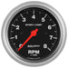 AUTOMETER 3-3/8", In-Dash, 0-8,000 rpm Sport-Comp Series Tachometer AU3991 Autofit