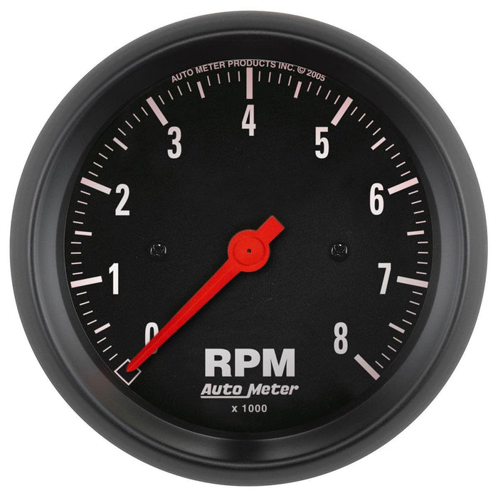 AUTOMETER 3-3/8", In-Dash, 0-8,000 rpm Z-Series Tachometer AU2699 Autofit