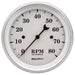 AUTOMETER 3-3/8", In-Dash, Electric, 0-8,000 rpm Old Tyme White Tachometer AU1690 Autofit