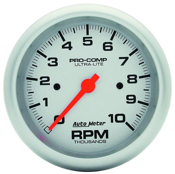 AUTOMETER 3-3/8", In-Dash, Electronic, 0-10,000 rpm Ultra-Lite Series Tachometer AU4497 Autofit