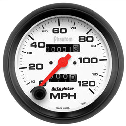 AUTOMETER 3-3/8", In-Dash, Mechanical, 0-120 mph Phantom Series Speedometer AU5892 Autofit