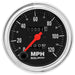 AUTOMETER 3-3/8", In-Dash, Mechanical, 0-120 mph Traditional Chrome Speedometer AU2492 Autofit