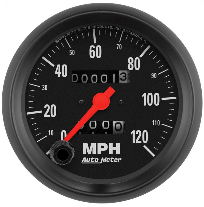 AUTOMETER 3-3/8", In-Dash, Mechanical, 0-120 mph Z-Series Speedometer AU2692 Autofit