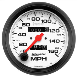 AUTOMETER 3-3/8", In-Dash, Mechanical, 0-160 mph Phantom Series Speedometer AU5893 Autofit