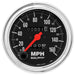 AUTOMETER 3-3/8", In-Dash, Mechanical, 0-160 mph Traditional Chrome Speedometer AU2494 Autofit