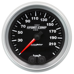 AUTOMETER 3-3/8", In-Dash, Metric, 0-225 kph Sport-Comp II GPS Speedometer AU3680-M Autofit