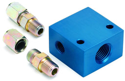 AUTOMETER 3/8" O.D. tubing, For Transmission Temperature Gauges Temperature Manifold Adapter AU2286 Autofit