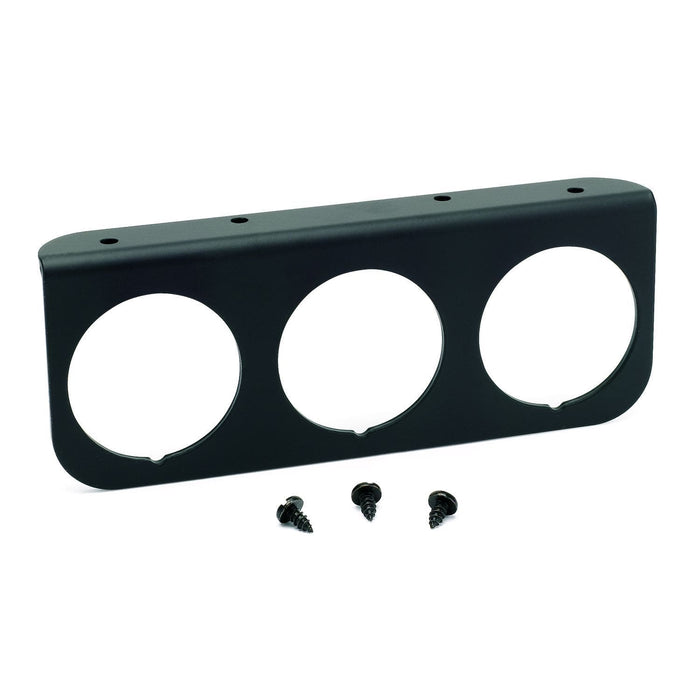 AUTOMETER 3-hole Black Aluminium Panel 2-1/16" Gauge Panel AU2238 Autofit