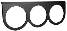 AUTOMETER 3-hole Black Aluminium Panel 2-5/8" Gauge Panel AU3233 Autofit