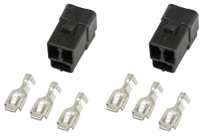 AUTOMETER 3 Terminal Suit SSE Gauges (2-Pack) Gauge Connectors AU3298 Autofit