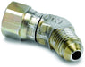 AUTOMETER -4AN elbow fitting, 45 deg. with swivel nut, Steel, Cadmium Plated Elbow Fitting AU3273 Autofit