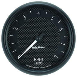 AUTOMETER 5", In-Dash, Black Carbon Fiber Dial, 0-8,000 rpm GT Series Tachometer AU8098 Autofit