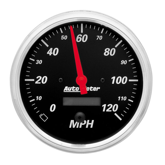 AUTOMETER 5", In-Dash, Electric, Programmable, 0-120 mph Designer Black Speedometer AU1489 Autofit