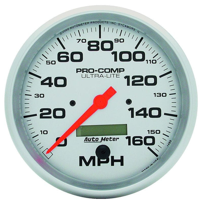 AUTOMETER 5", In-Dash, Electrical, Programmable, 0-160 mph Ultra-Lite Series Speedometer AU4489 Autofit