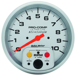AUTOMETER 5", In-Dash, Electronic, Memory, 0-10,000 rpm Ultra-Lite Series Tachometer AU4494 Autofit