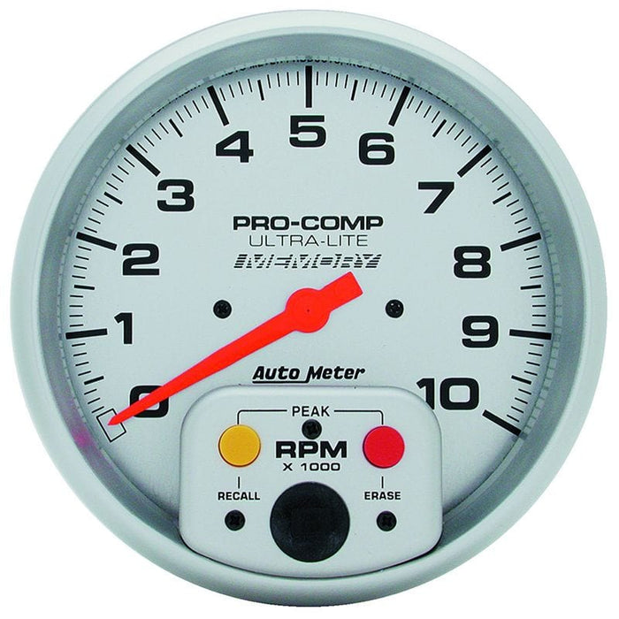 AUTOMETER 5", In-Dash, Electronic, Memory, 0-10,000 rpm Ultra-Lite Series Tachometer AU4494 Autofit